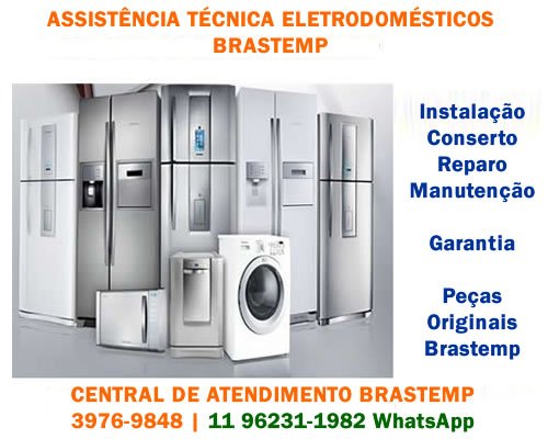 Assistência técnica eletrodomésticos Brastemp